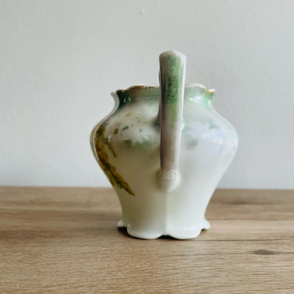 ✨ Vintage ✨ Antique Porcelain Creamer Hand Painted Weimar Republic of Germany